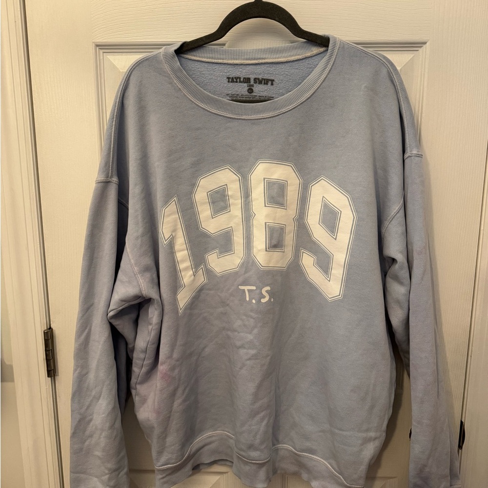 Taylor Swift Light Blue 1989 Crewneck